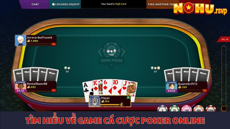 Game cá cược Poker đòi hỏi cao về trí tuệ để dành chiến thắng